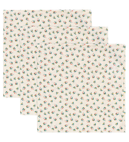 Konges Sløjd Stofbleer - 65x65 cm - 3-pak - Fleur Color?