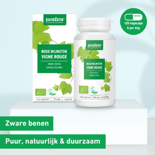 Purasana Rode Wijnstok Capsules 120VCP