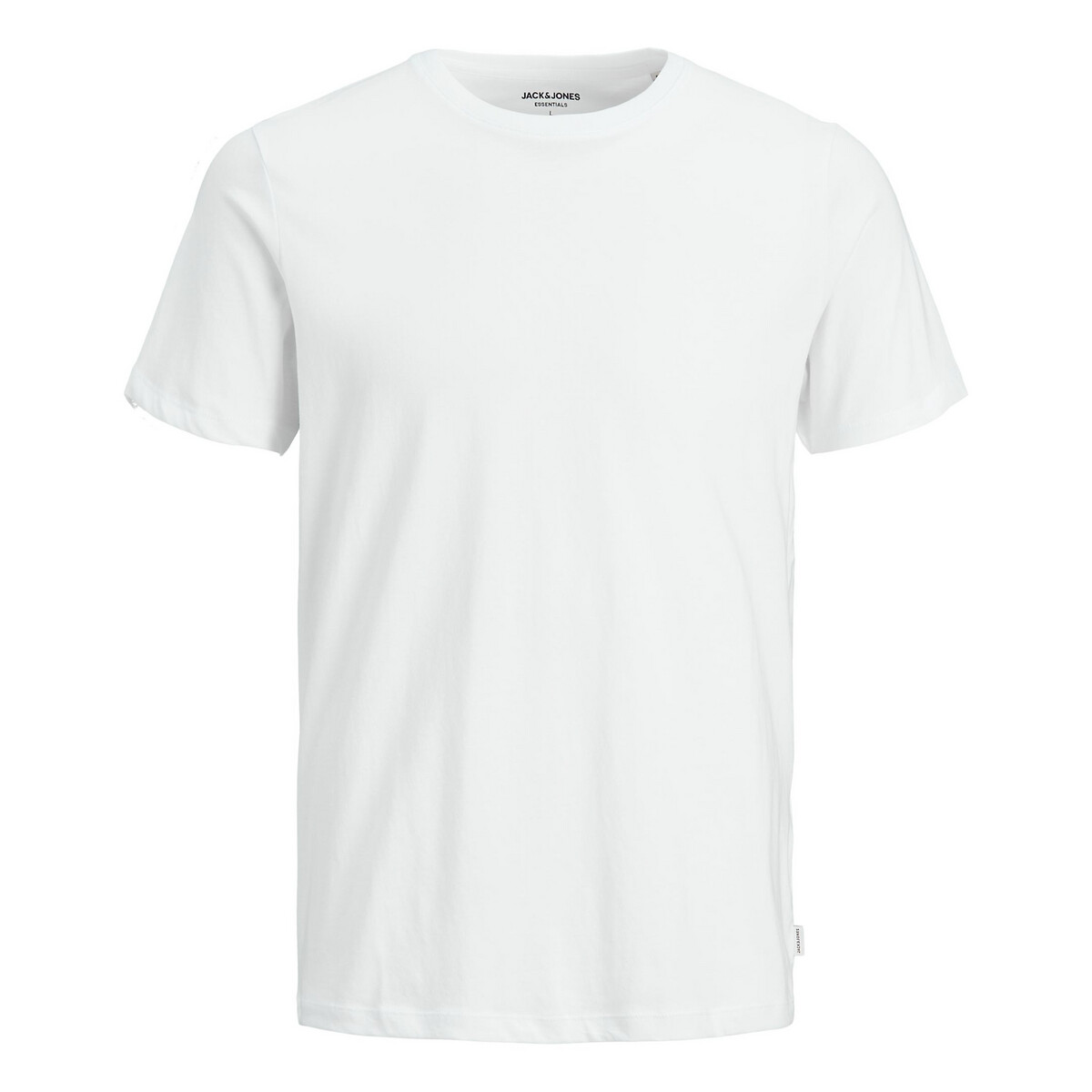 JACK & JONES<br>Camiseta de gola redonda em algodão orgânico