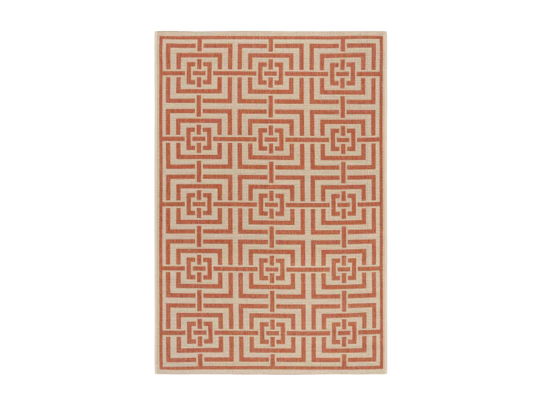Tapis Cream & Rust 79 X 152 cm - Lipari