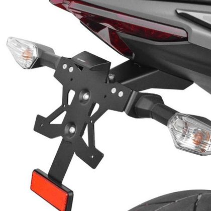 Support de plaque Top Block KAWASAKI - Noir
