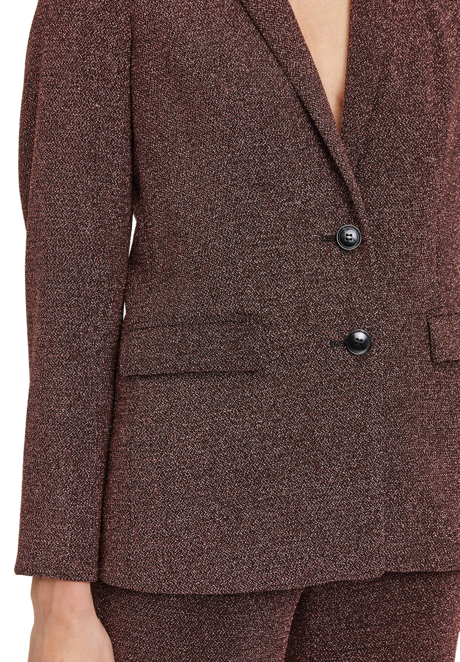 Vera Mont| Damen Blazer mit Glitzereffekt Modern Fit