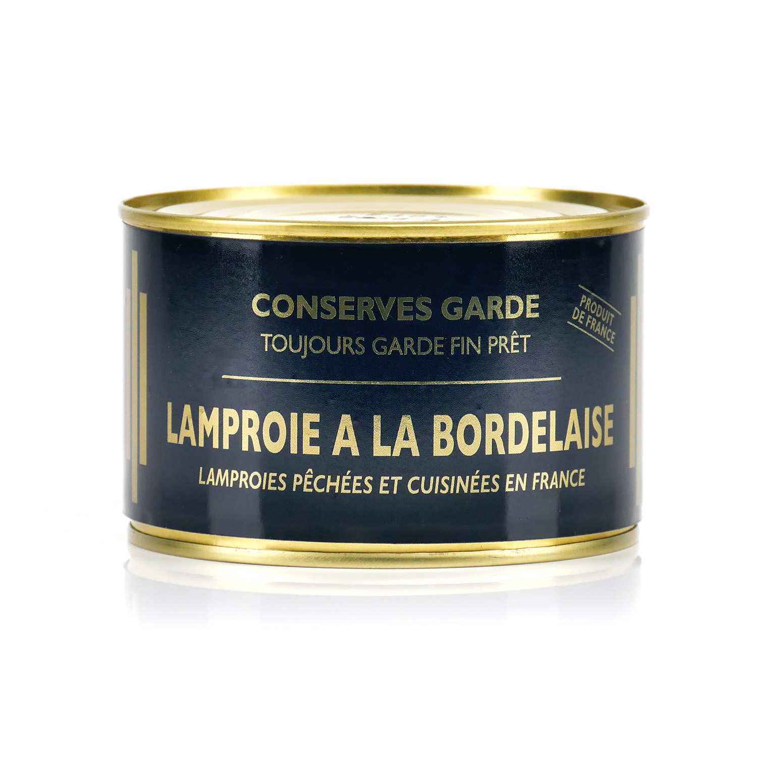 Lamproie à la bordelaise en conserve