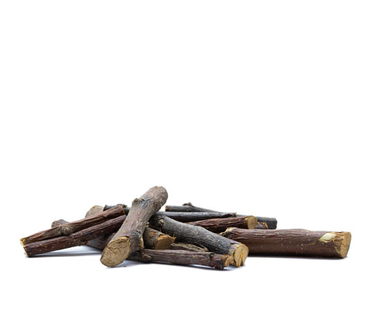 Palitos de madeira de macieira para roedores – 100g – Brinquedo para roer para coelhos, hamsters e porquinhos-da-índia – Higiene dental – Palitos de madeira de 5 a 7 cm