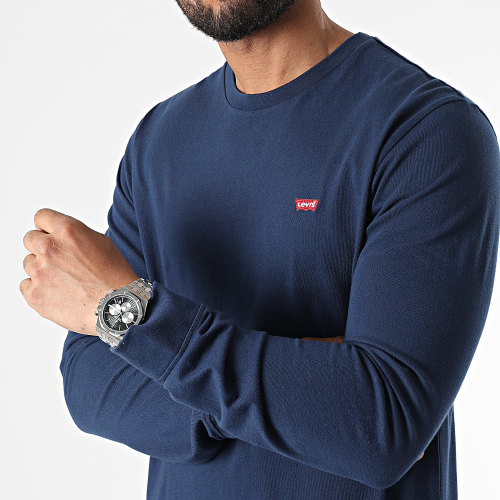 Tee Shirt Manches Longues 72848 Bleu Marine