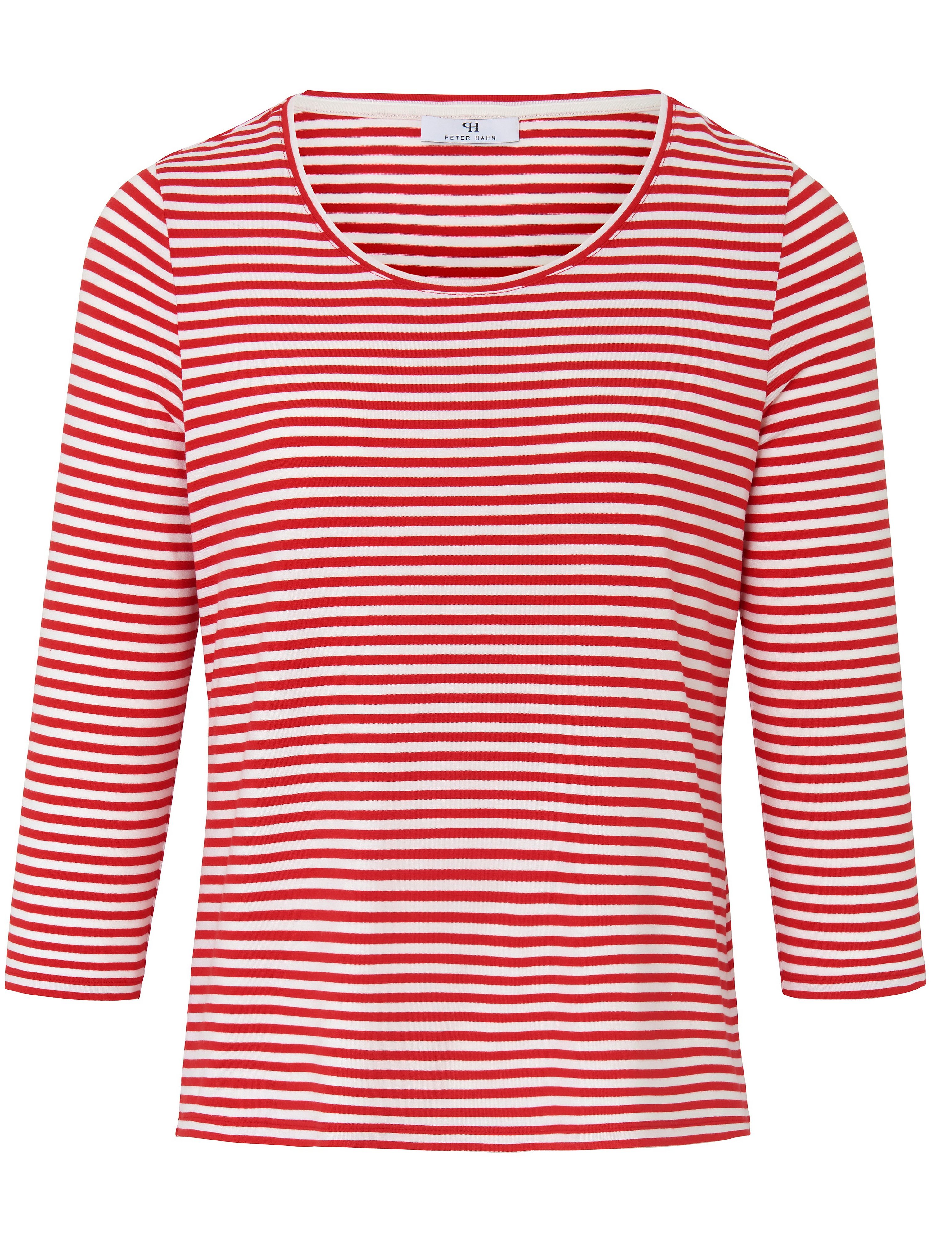 Rundhals-Shirt mit 3/4-Arm