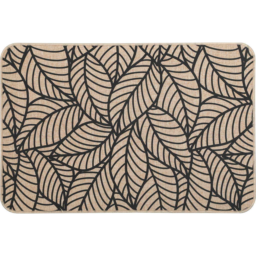 Tapis imprimé JUNGLE  beige 40x60cm