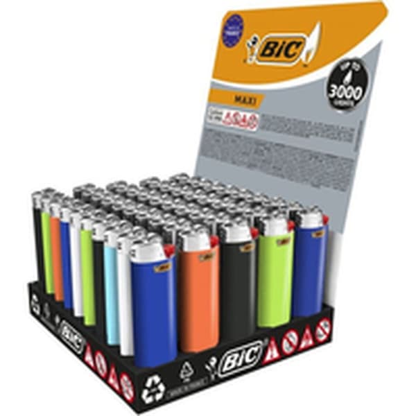Lighter Bic Flerfarget 50 Deler 50 enheter