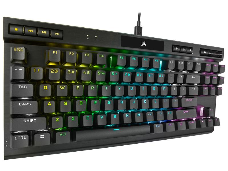 Corsair Gaming-Tastatur K70 RGB TKL CHAMPION SERIES iCUE K70 RGB TKL CHAMPION SERIES