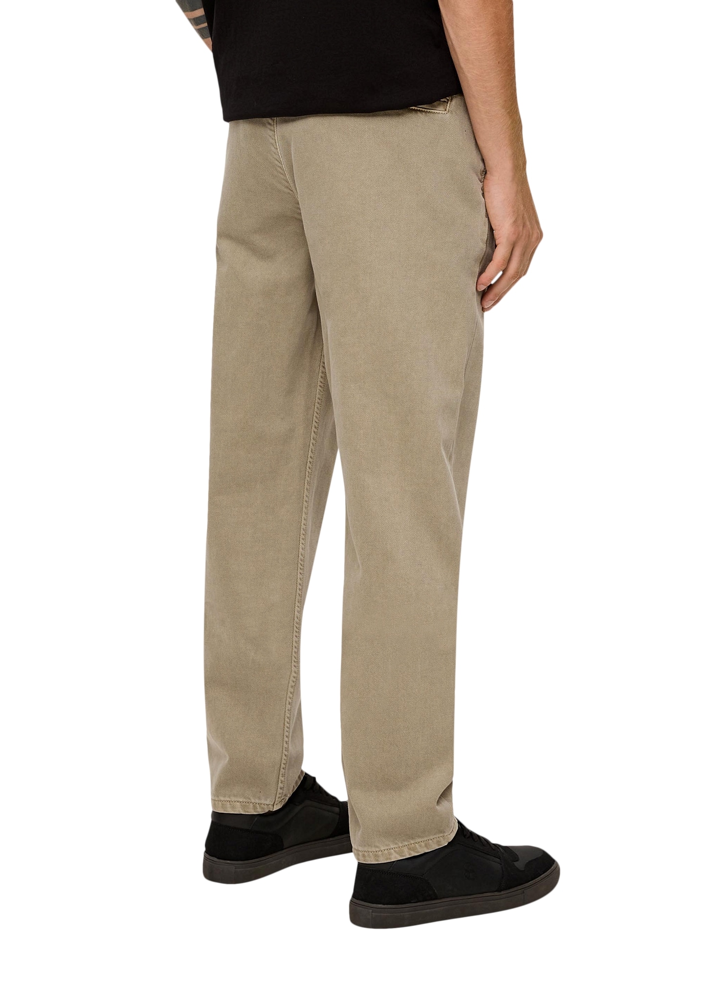 s.Oliver Bequeme Jeans mit Ledermarkenlabel