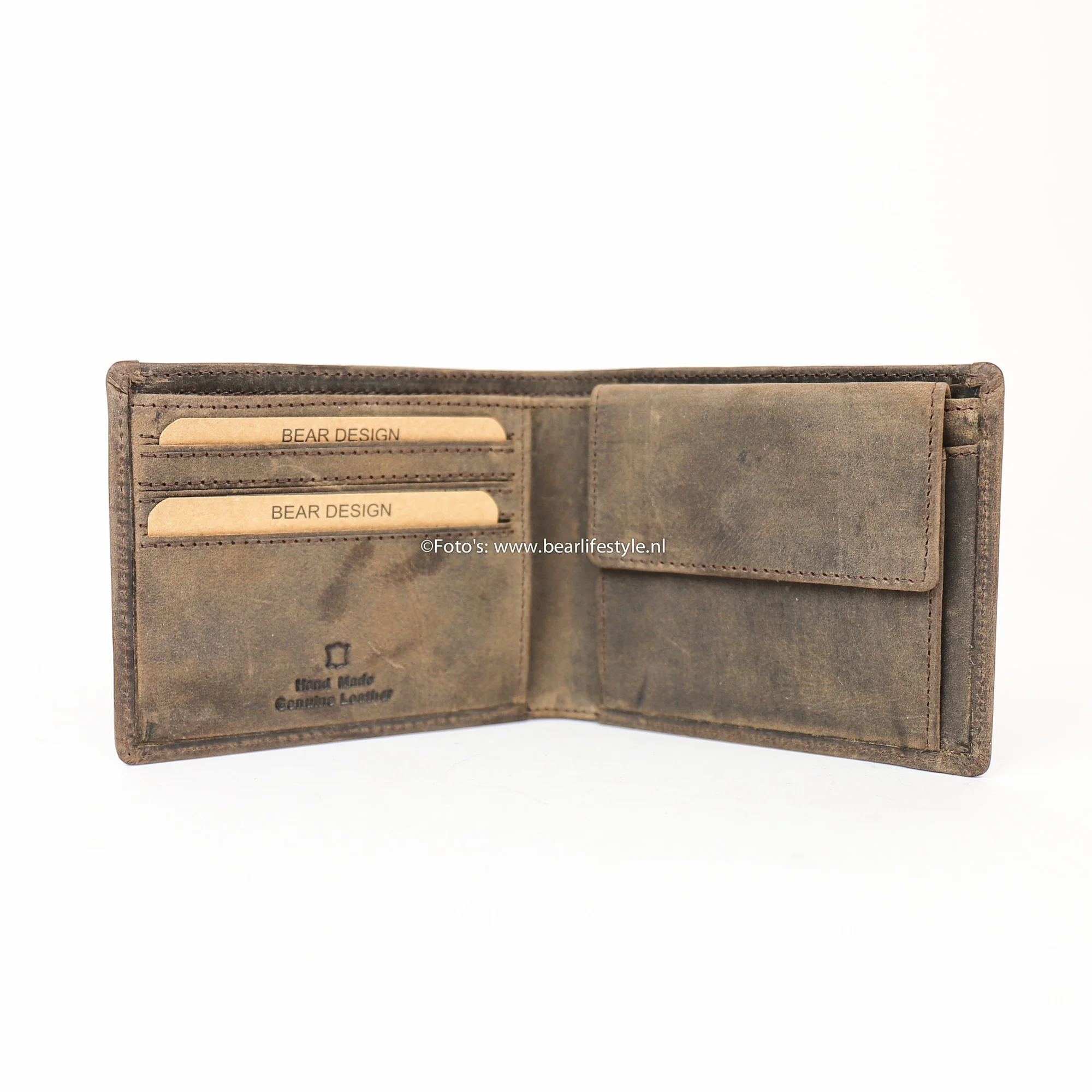 Bear Design Dark Nature Portemonnee Billfold Kevin Bruin HD2595