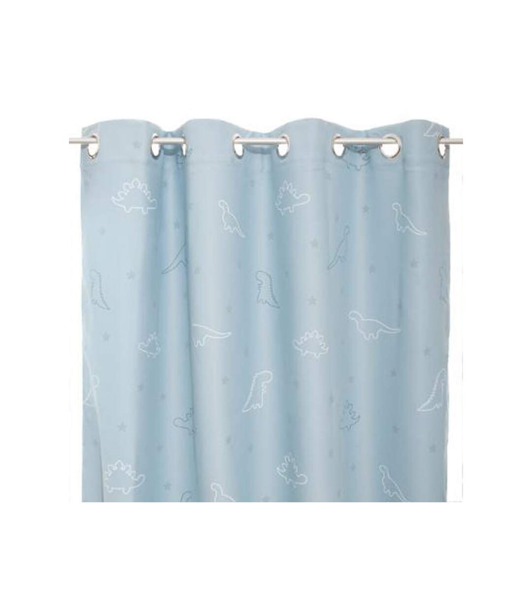 Rideau Occultant Dino 140x250cm Bleu