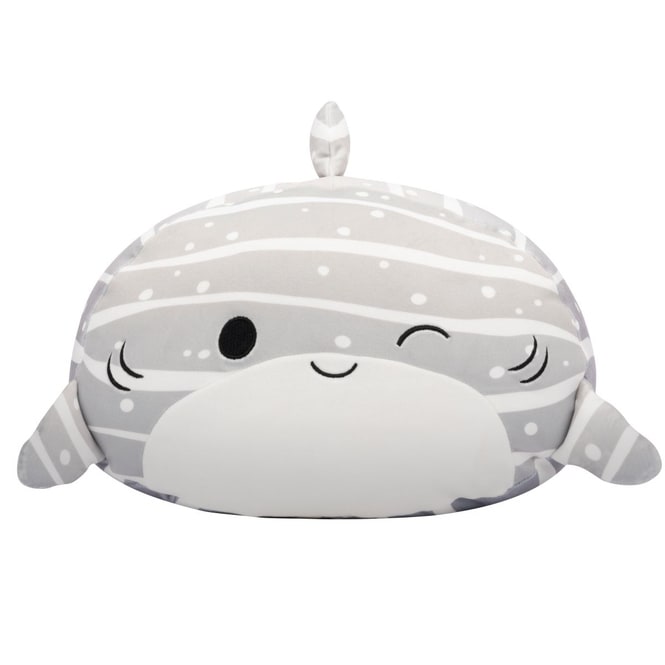 Squishmallows Stackables - Plüschfigur - Sachie der grau gestreifte Walhai - ca.  30cm