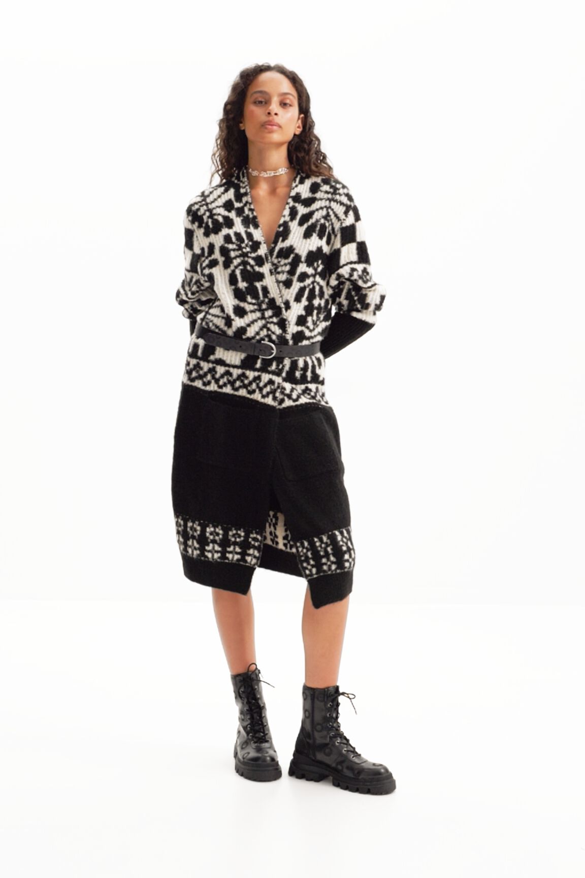 Cárdigan largo oversize M. Christian Lacroix