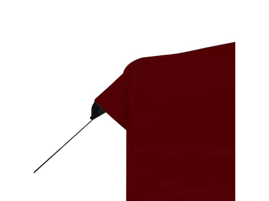 Tente de réception pliable Aluminium 3 x 3 m Bordeaux