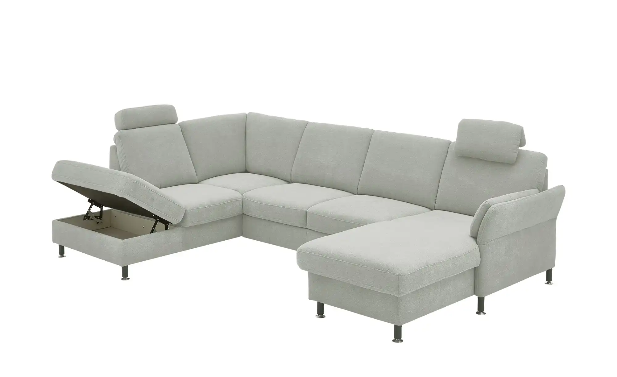 meinSofa Wohnlandschaft aus Flachgewebe Veit