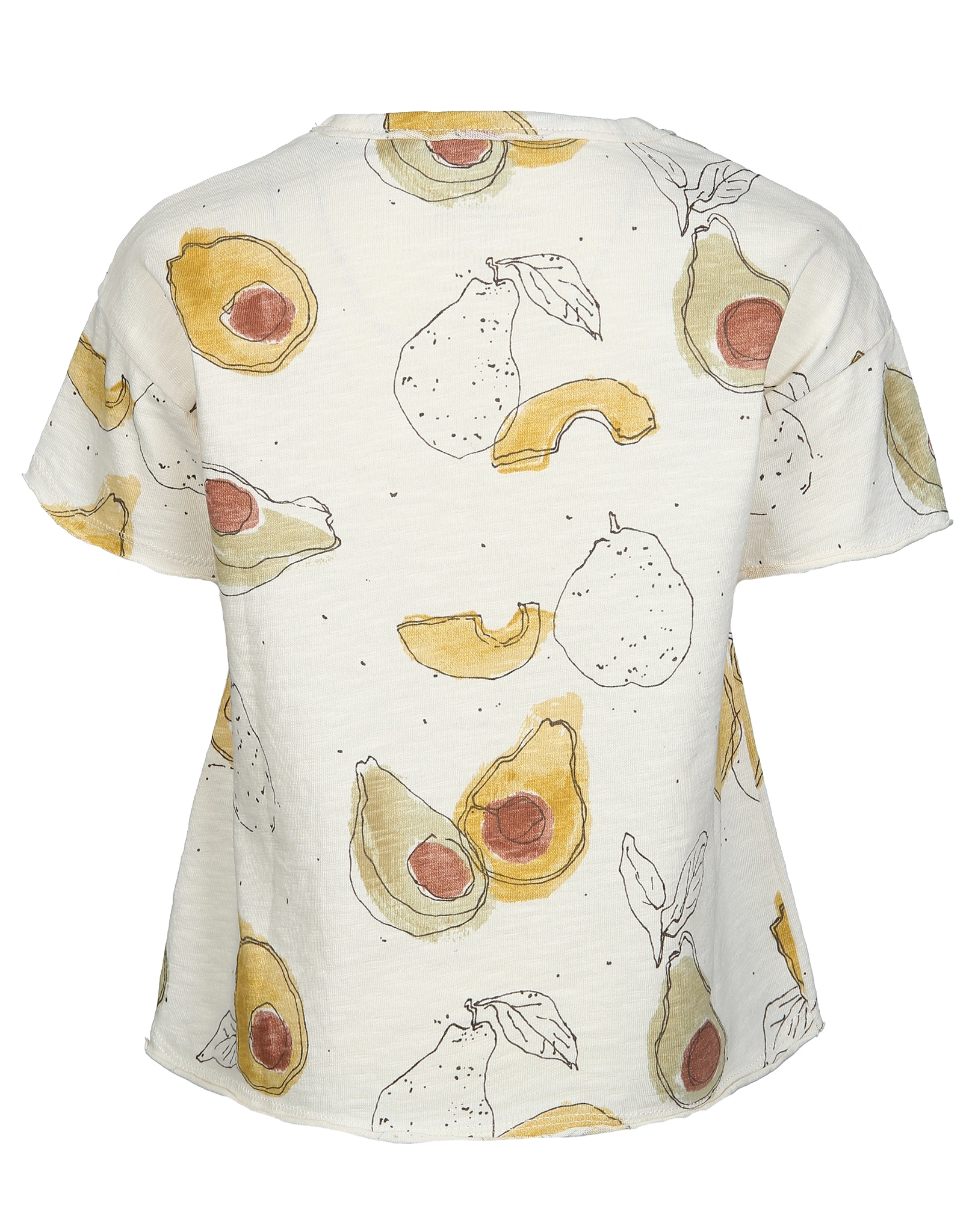Jersey-T-Shirt AVOCADO KARITÉ in weiß