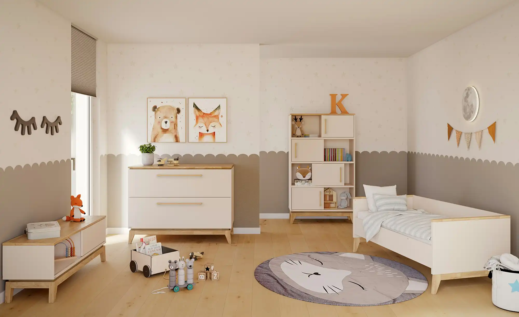 PAIDI Kinderbett Stiene