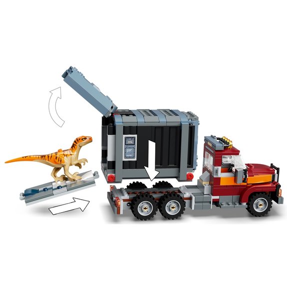 Evasion du T-rex et Atrociraptor LEGO Jurassic World 76948