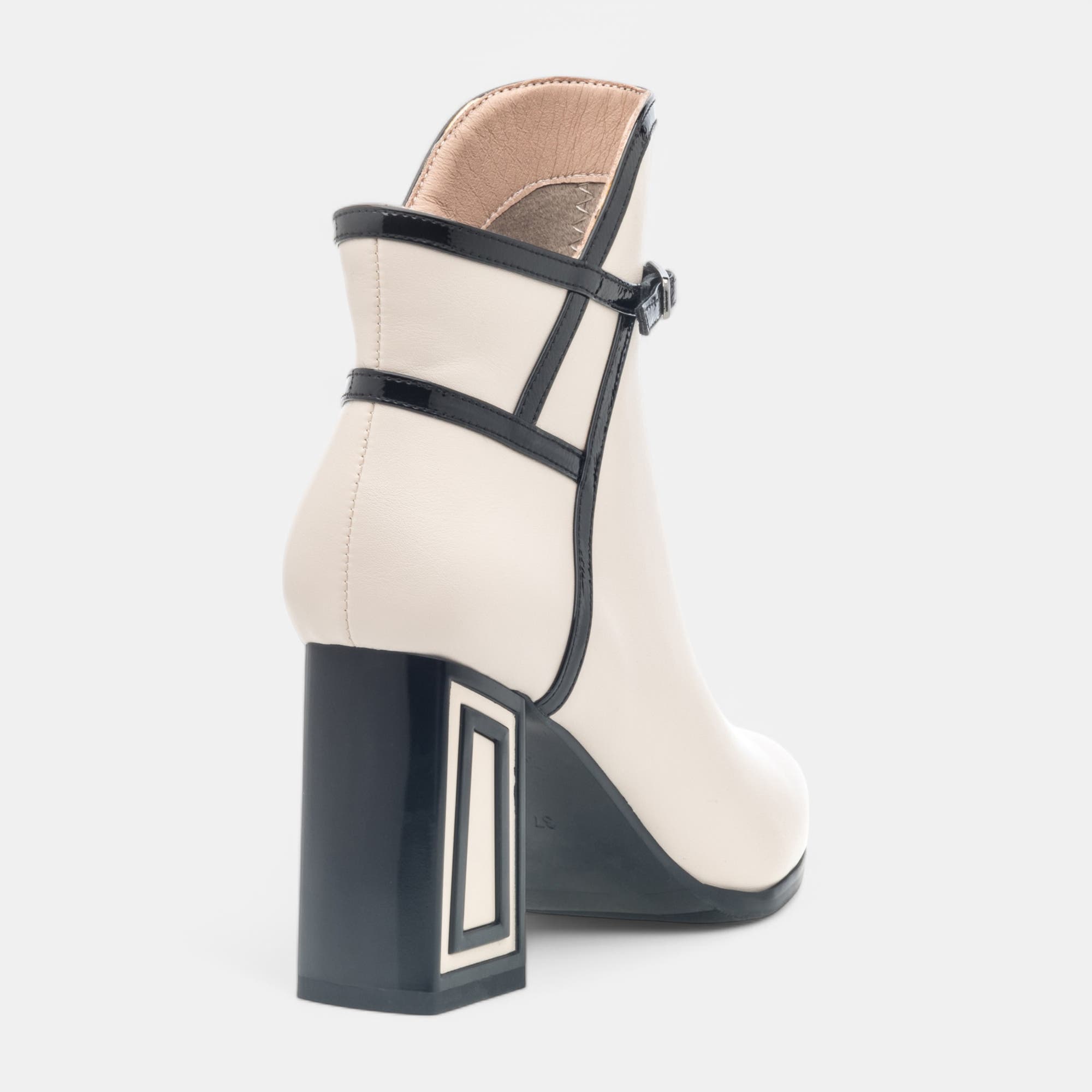 Bottines à talon Femme beige