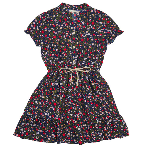 Only - KOGLUNA MONIQUE STRING TIE S/S DRESS PTM - Multicolore