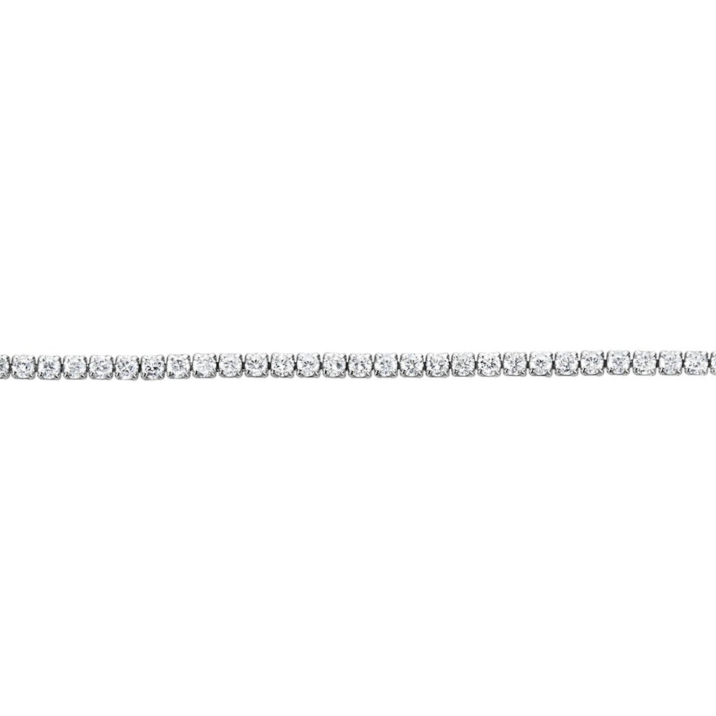 Bracelet Lou-anne Argent Blanc Oxydes De Zirconium