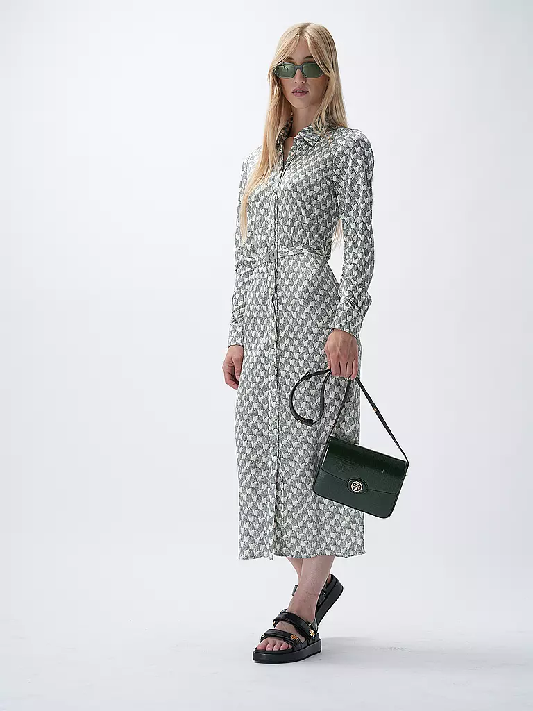 TORY BURCH Ledertasche ROBINSON grün