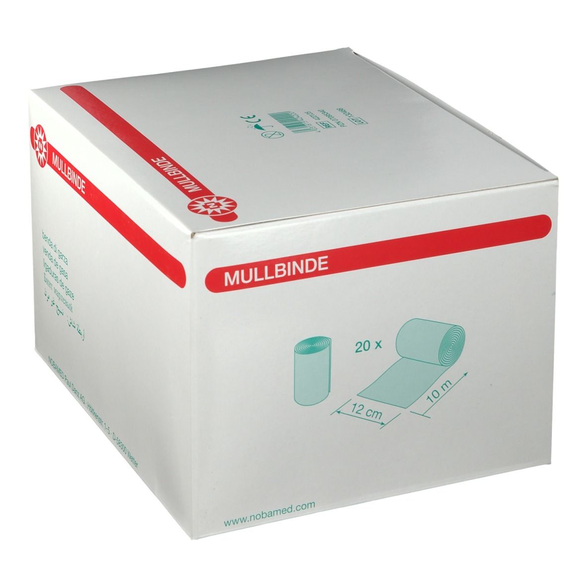 Mullbinde 10 m x 12 cm