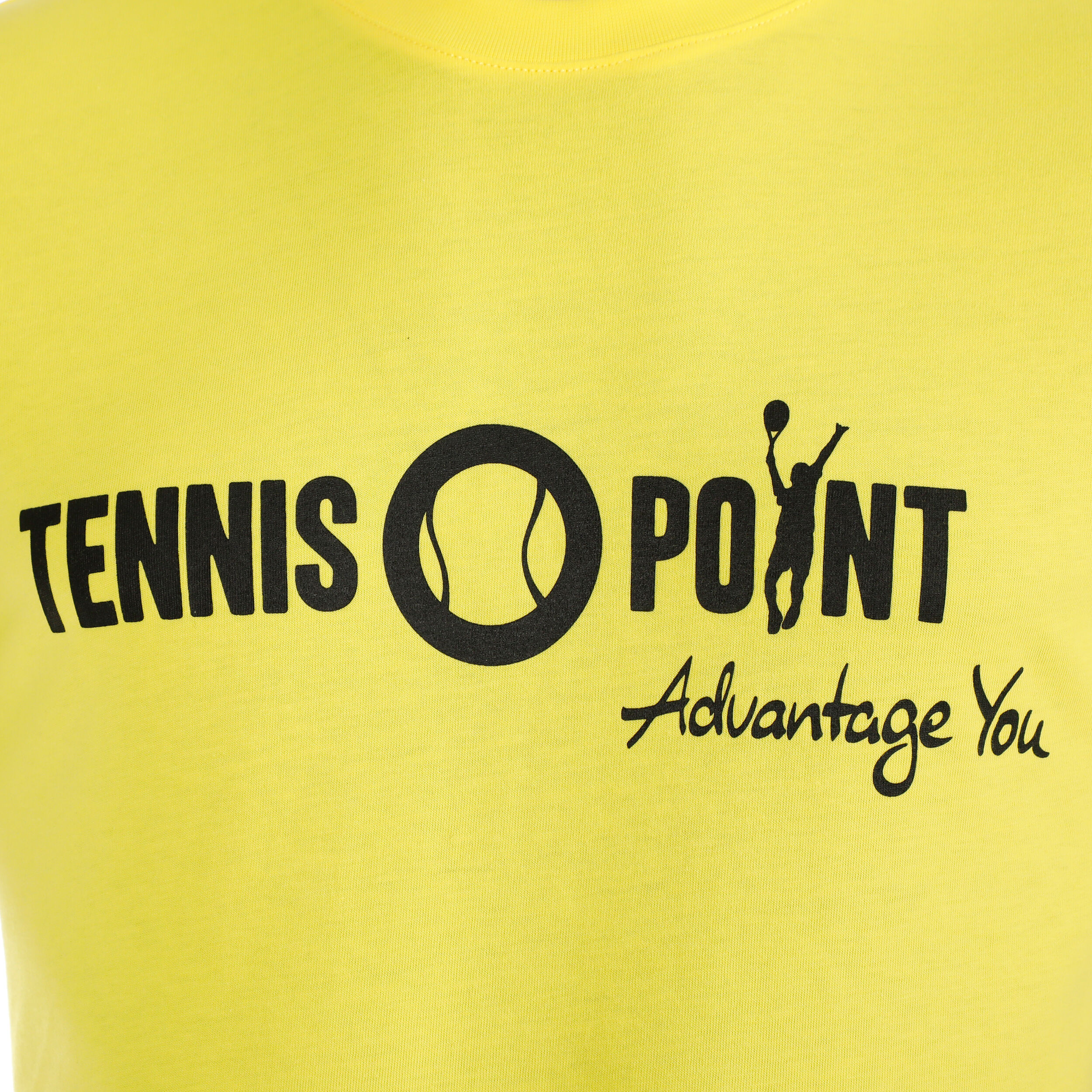 Tennis-Point Team Yellow T-shirt Hommes - Jaune