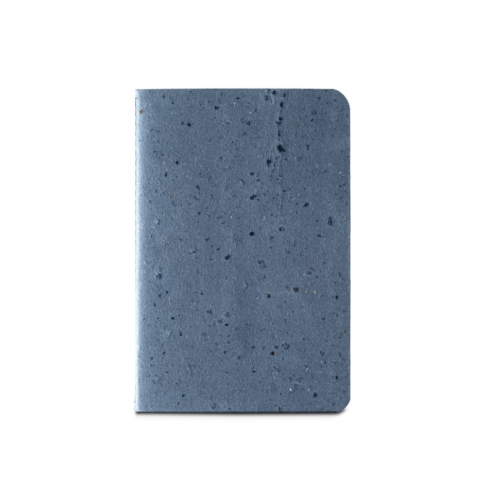hi!dea 93292 - Bloc-notes A6 avec couverture souple fabriquée à partir de déchets de coques de café (65%)