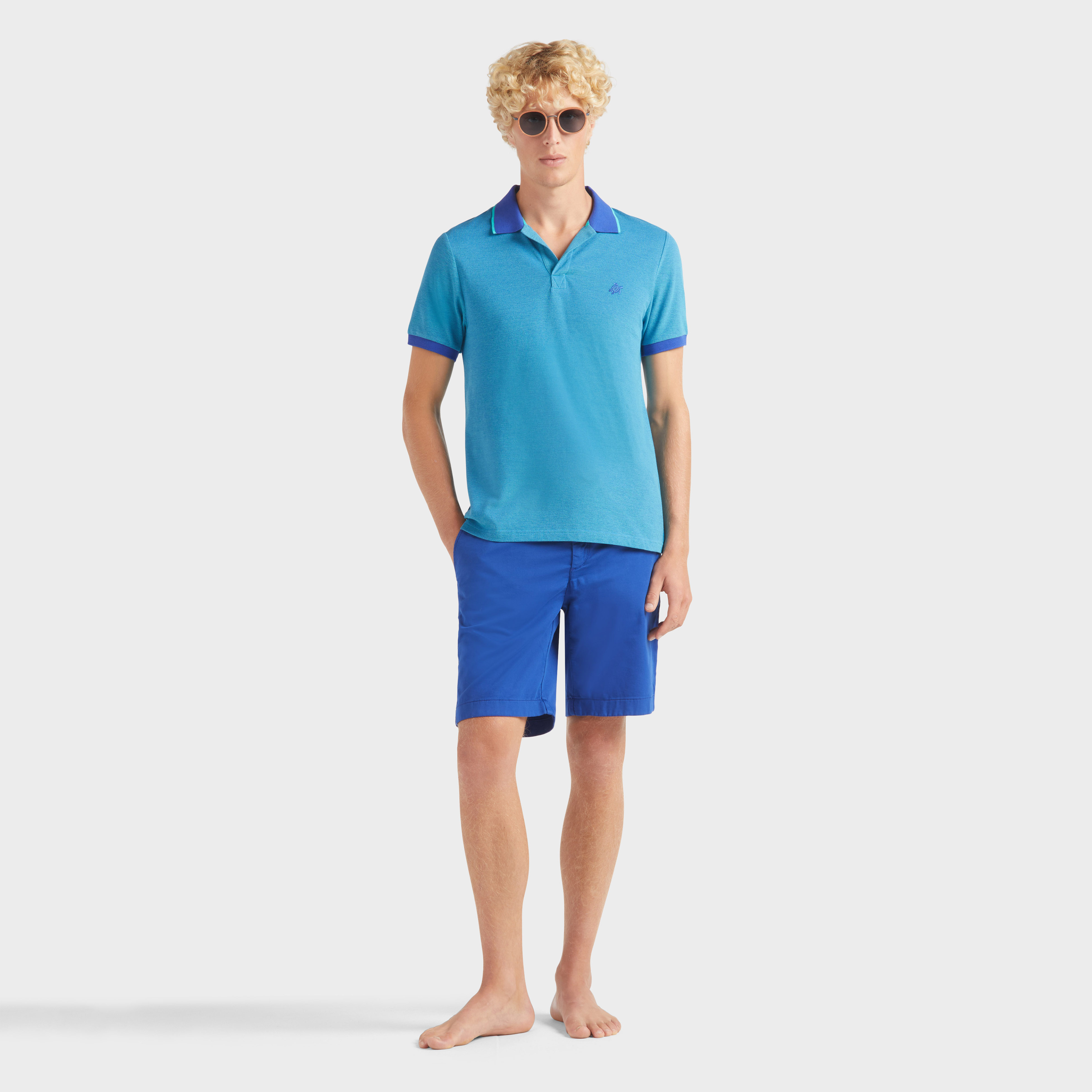 Bermuda en coton stretch homme Tortue