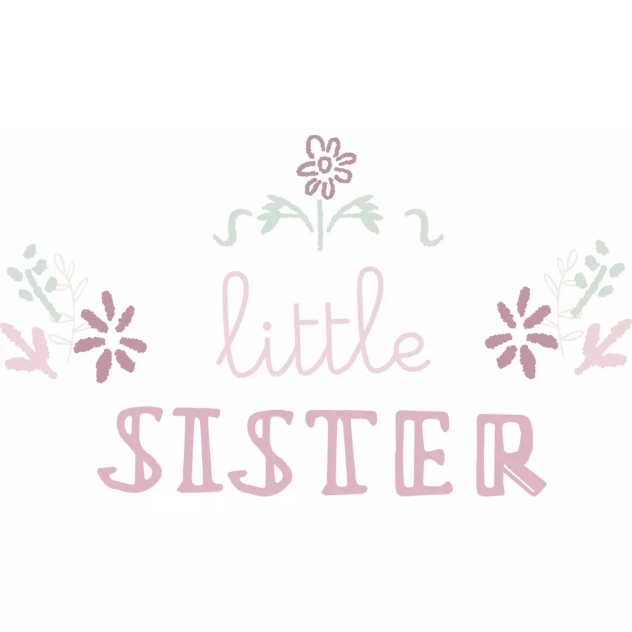 Liliput Kurzarmbody Little Sister weiß