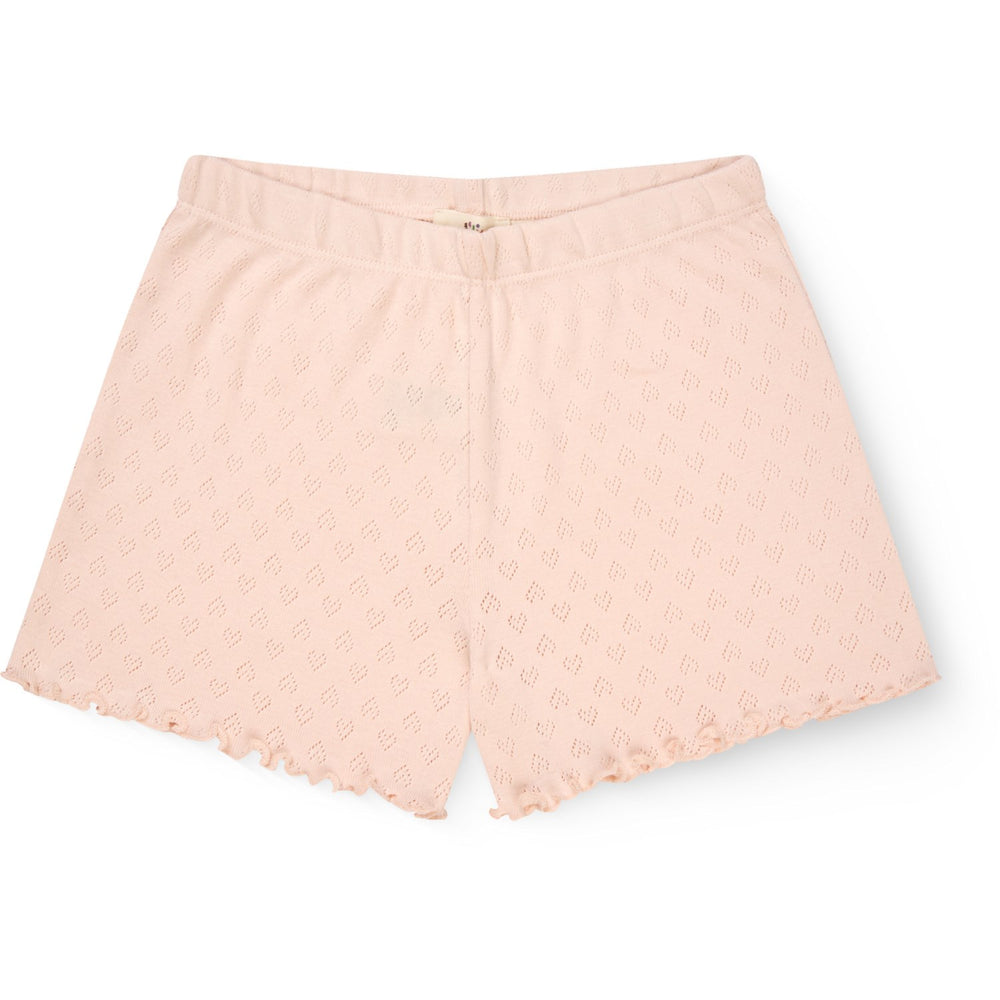Køb COPENHAGEN COLORS Dusty Rose Pointelle Heart Shorts