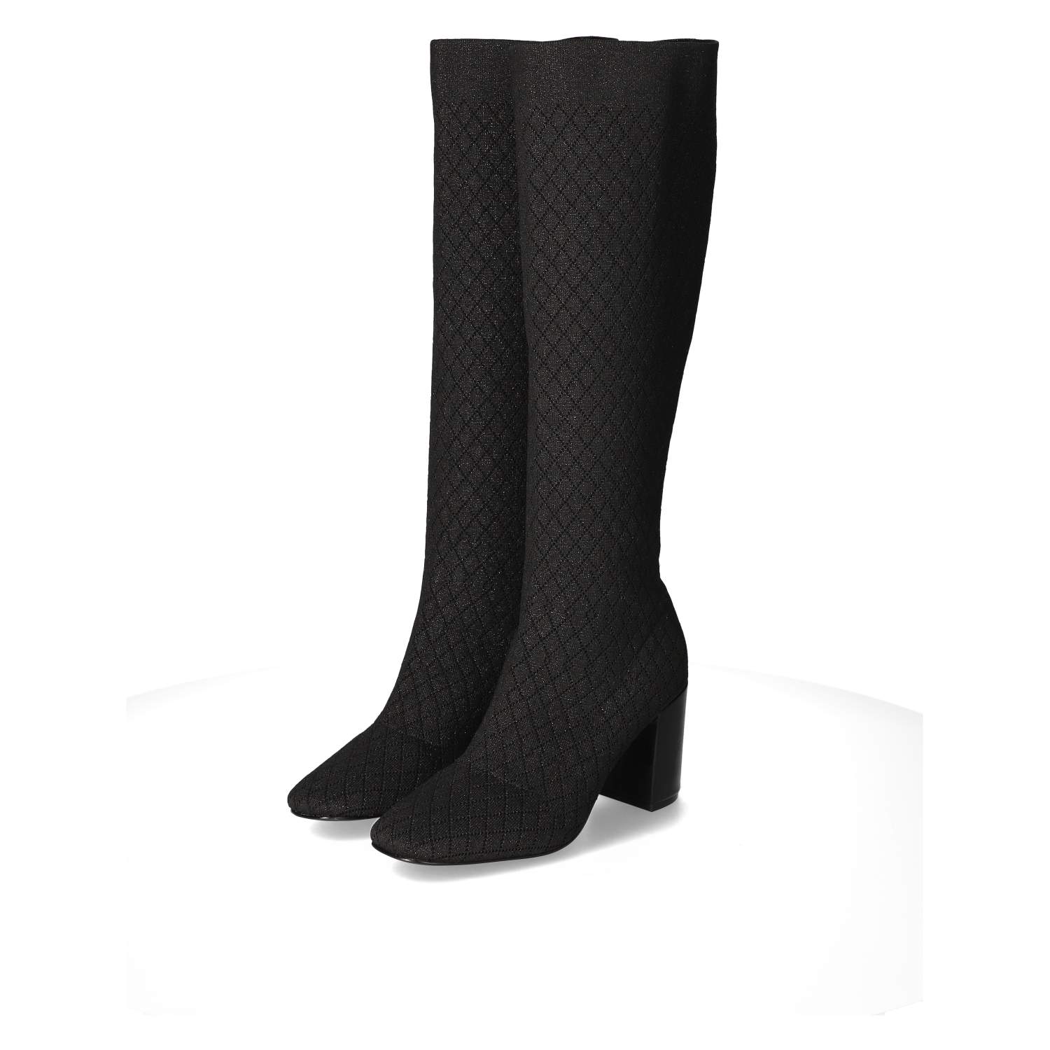 La Strada Stiefel - black/silver
