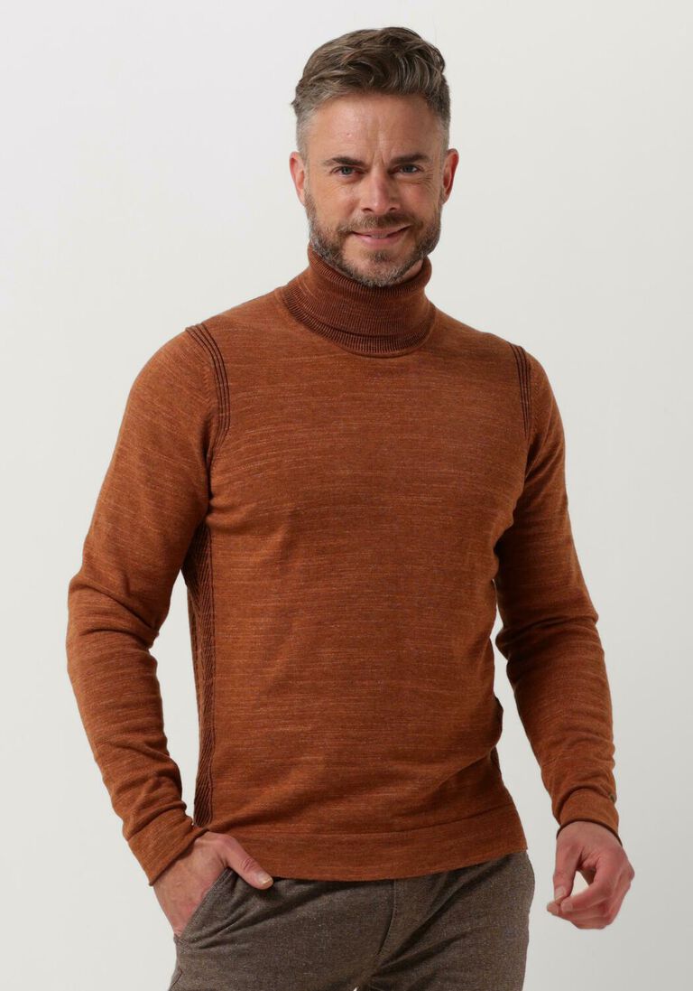 CAST IRON bruine cast iron coltrui turtleneck cotton heather plated