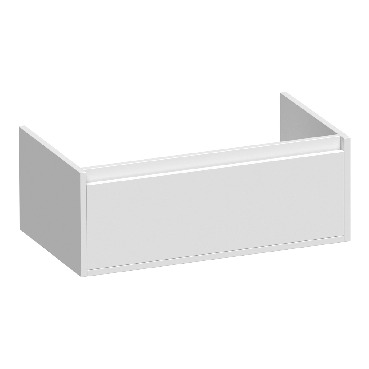 Brauer Hope onderkast 80cm met 1 softclose lade wit mat
