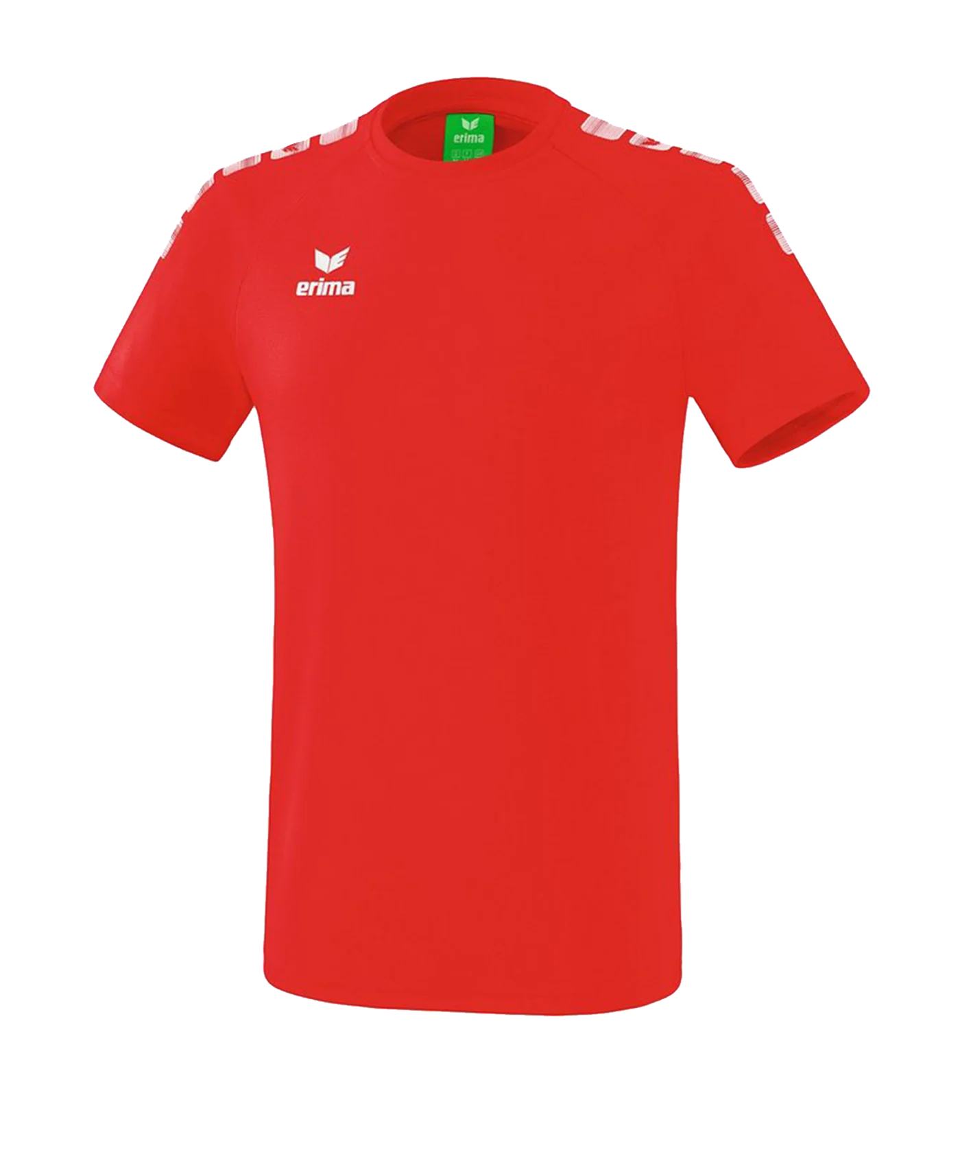 Erima Essential 5-C T-Shirt Rot Weiss