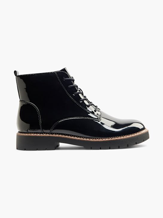 Graceland Schnür-Stiefelette Schwarz