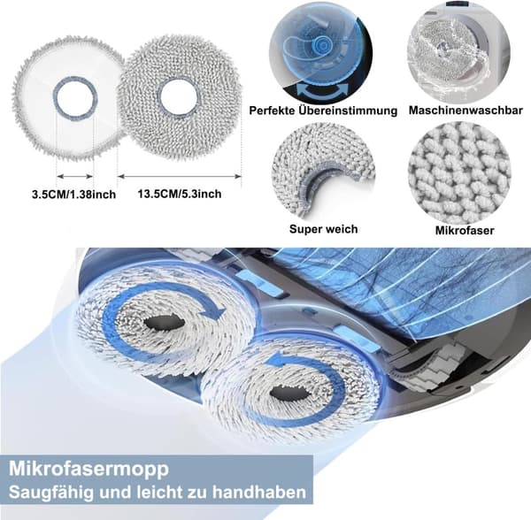 INF Reservedelssett for Ecovacs Deebot T30 Omni, T30 Pro Omni, T30 Max