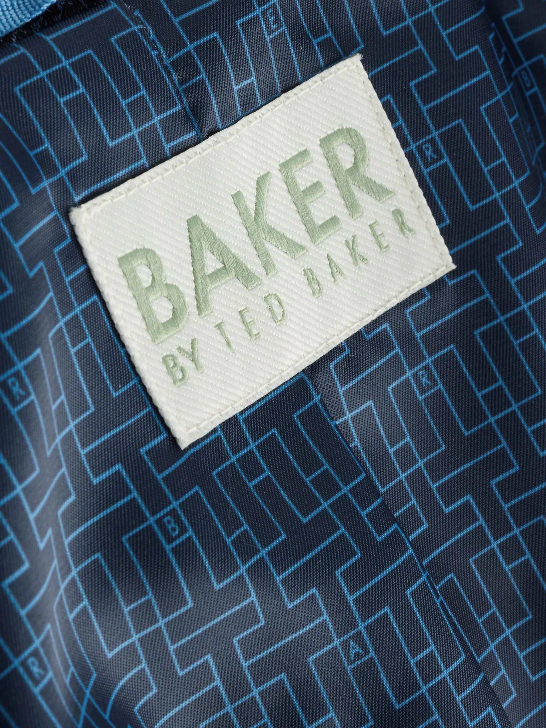 Baker by Ted Baker Blue Jersey Suit Jacket