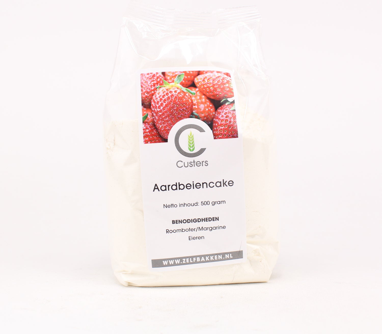 Custers bakmix aardbeiencake 500 gr