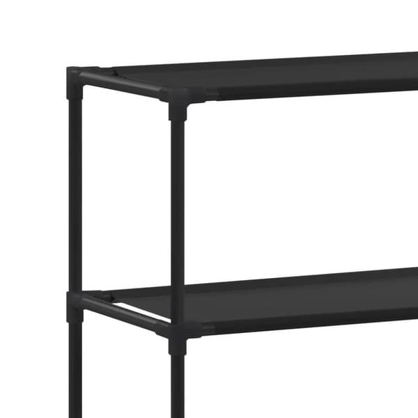 vidaXL Oppbevaringsstativ over vaskemaskin svart 69x28x169 cm