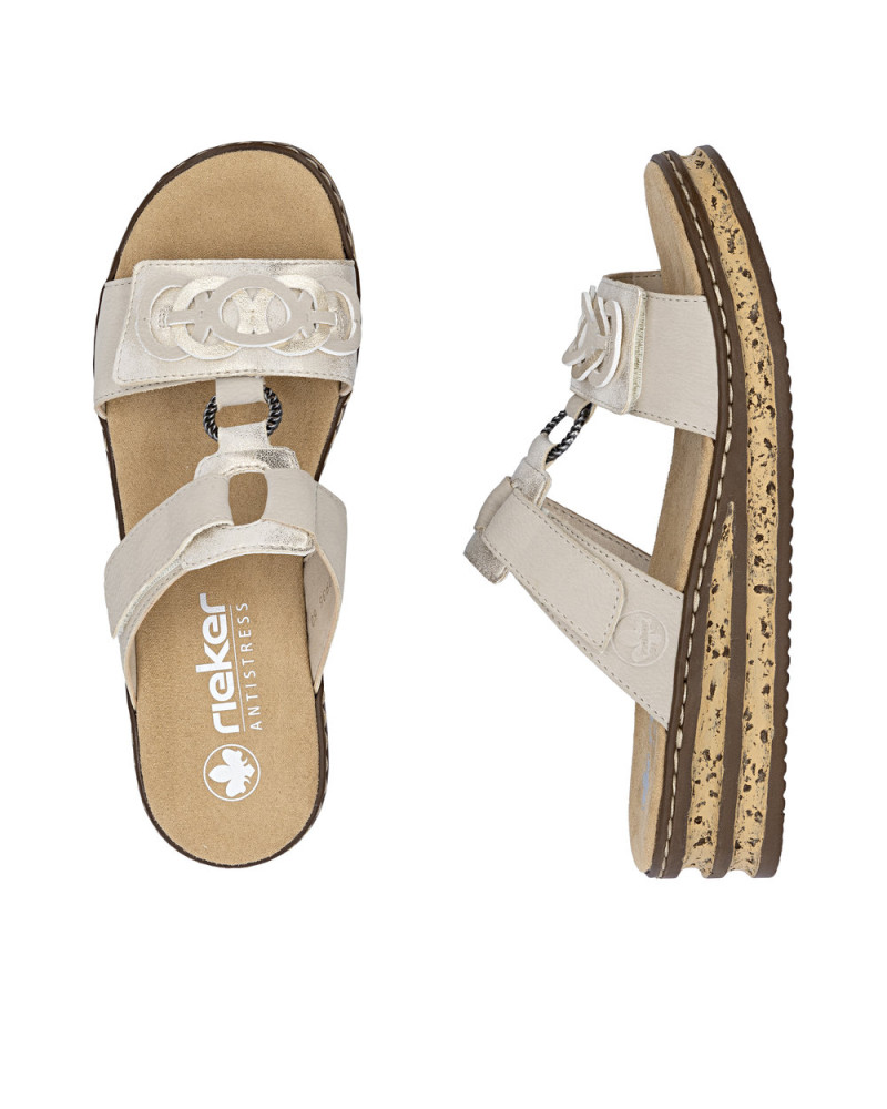 Rieker dame sandal beige