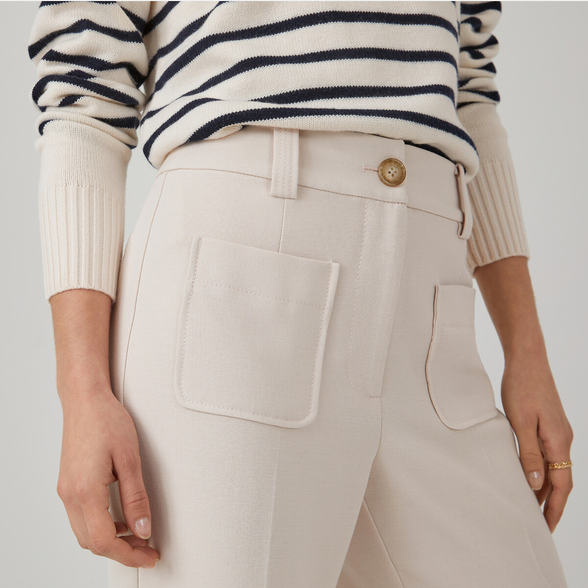 COLEÇÕES LA REDOUTE<br>Flare broek, Assinatura FELICIEN
