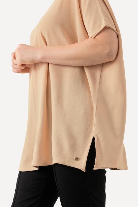 Pullover, Oversized, U-Boot-Ausschnitt, Fledermausarm