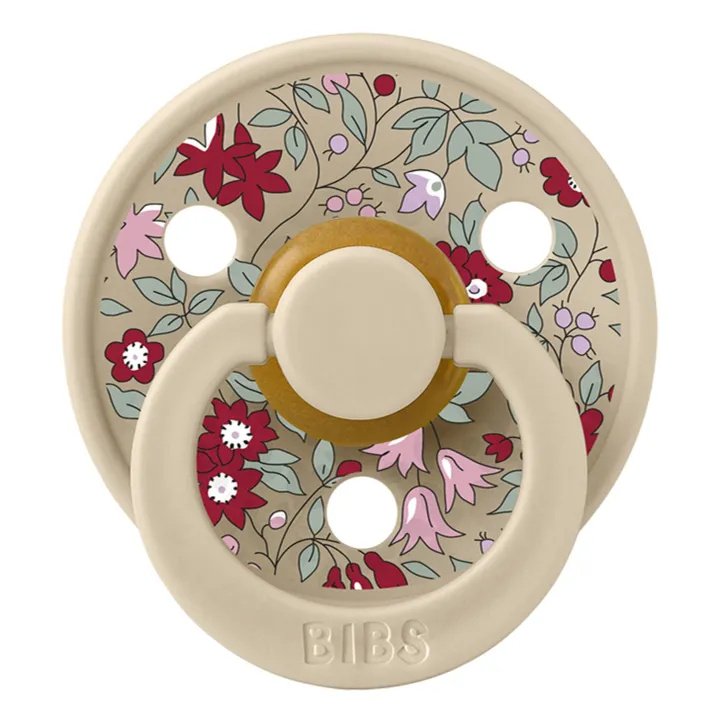 Bibs Tétines en caoutchouc naturel Bibs x Liberty - Set de 2 | Terracotta