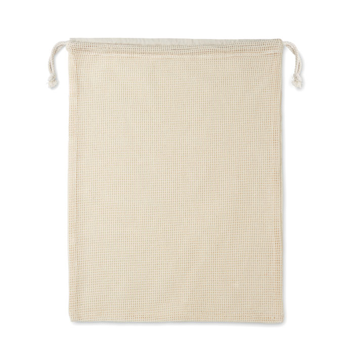 GiftRetail MO9865 - VEGGIE Sac réutilisable filet coton
