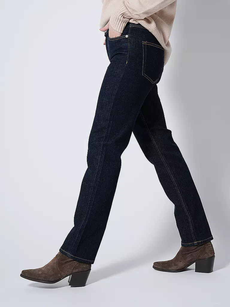 TOMMY HILFIGER Jeans Straight Fit  dunkelblau