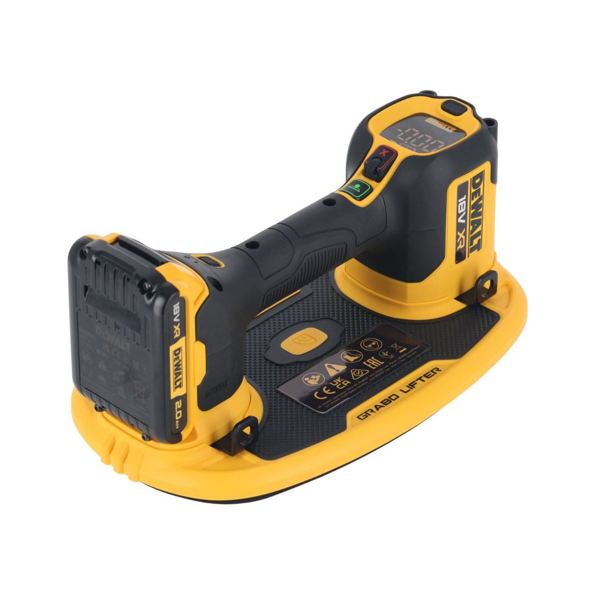 DeWALT DCE590D1T Accu vacuümlifter tegel-/glasdrager 18V XR 2.0Ah is TSTAK