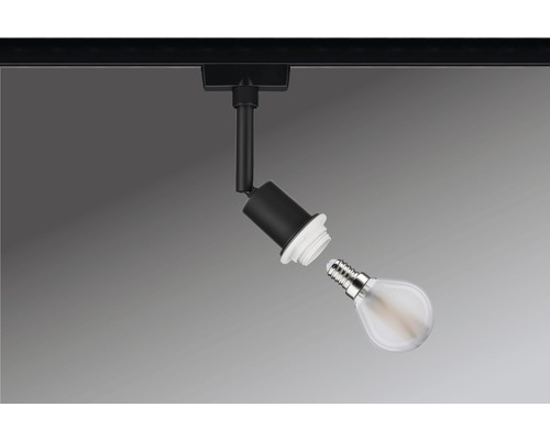 Paulmann URail Spot 1-lichts DecoSystems zwart/mat 230V
